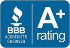 BBB Accredited Business A+ Rating